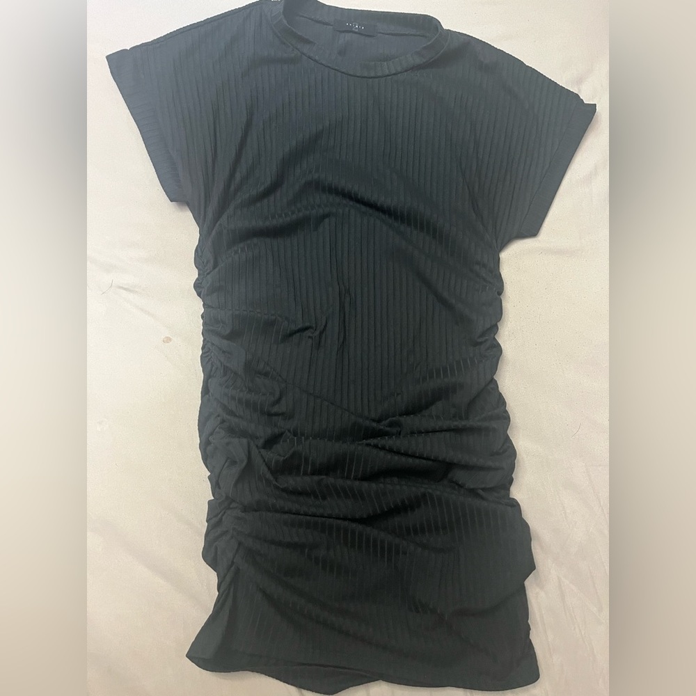Runched t-shirt dress